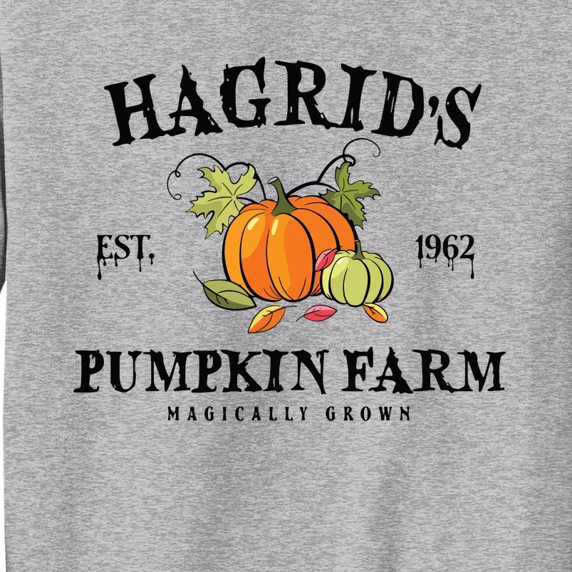 HagridS Pumpkin Farm Fall Autumn Pumpkin Garden Tall Sweatshirt