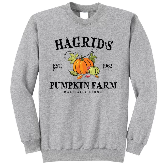 HagridS Pumpkin Farm Fall Autumn Pumpkin Garden Tall Sweatshirt