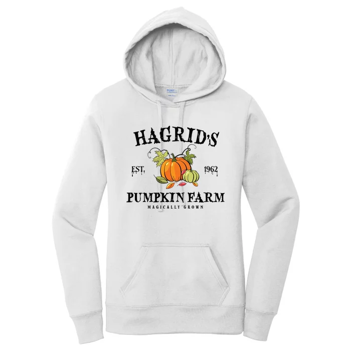 HagridS Pumpkin Farm Fall Autumn Pumpkin Garden Women's Pullover Hoodie