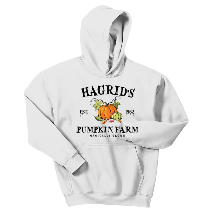 HagridS Pumpkin Farm Fall Autumn Pumpkin Garden Kids Hoodie