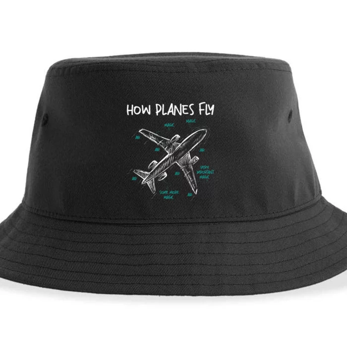 How Planes Fly Aerospace Engineer Aeronautical Engineering Sustainable Bucket Hat