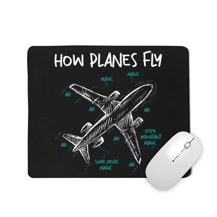 How Planes Fly Aerospace Engineer Aeronautical Engineering Mousepad