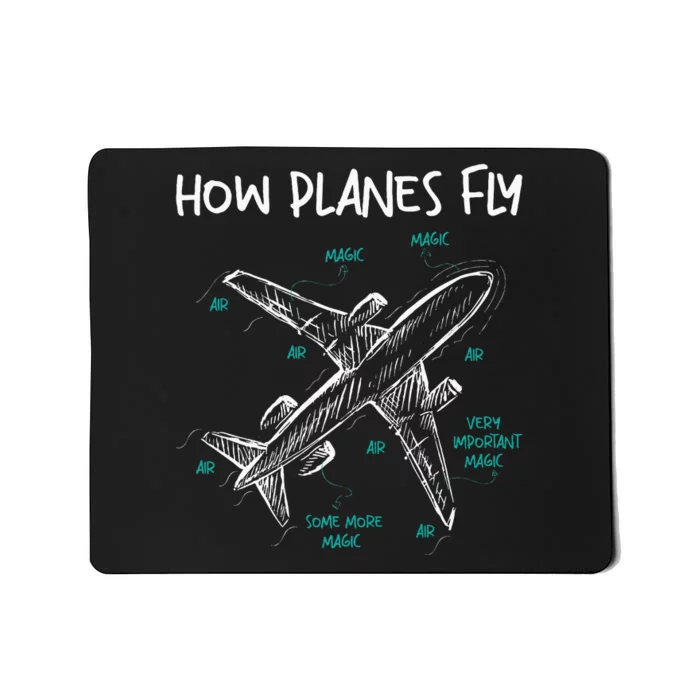 How Planes Fly Aerospace Engineer Aeronautical Engineering Mousepad