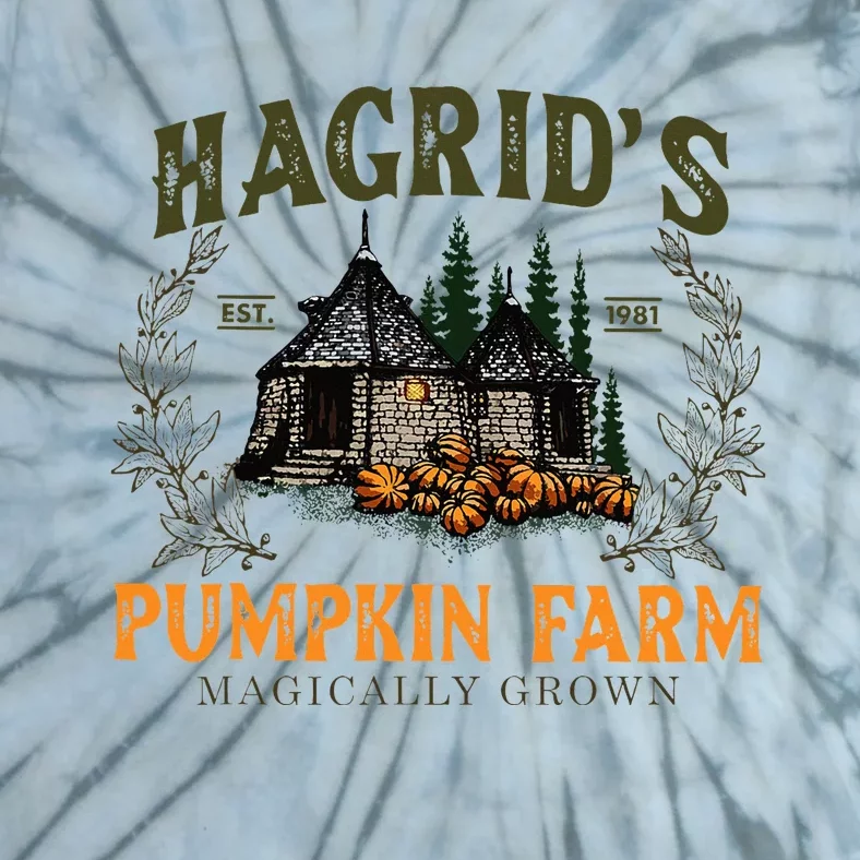 Hagrids Pumpkin Farm Magically Grown Halloween Spooky Season Tie-Dye T-Shirt