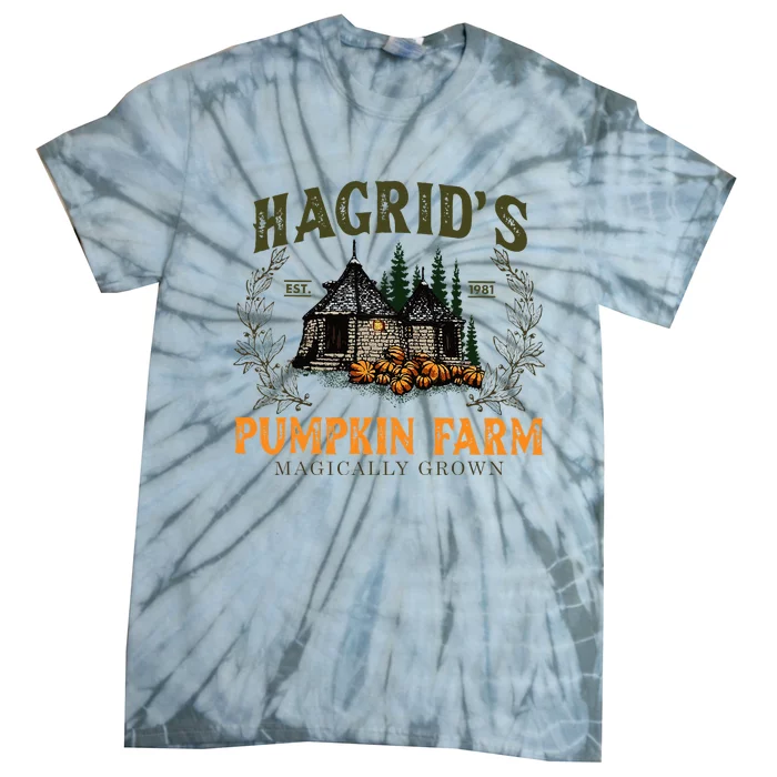 Hagrids Pumpkin Farm Magically Grown Halloween Spooky Season Tie-Dye T-Shirt