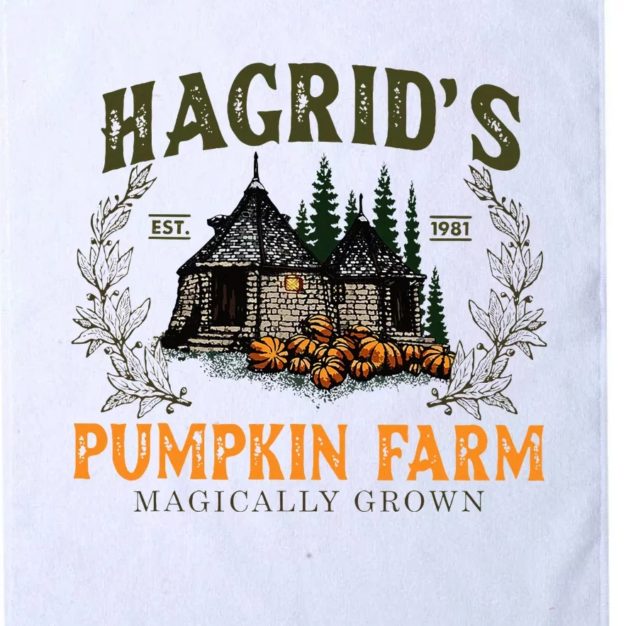 Hagrids Pumpkin Farm Magically Grown Halloween Spooky Season Platinum Collection Golf Towel