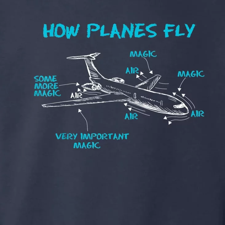 How Planes Fly Funny Aerospace Engineer Engineering T Toddler Hoodie