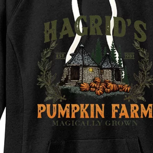 Hagrids Pumpkin Farm Magically Grown Cute Fall Gift Women's Fleece Hoodie