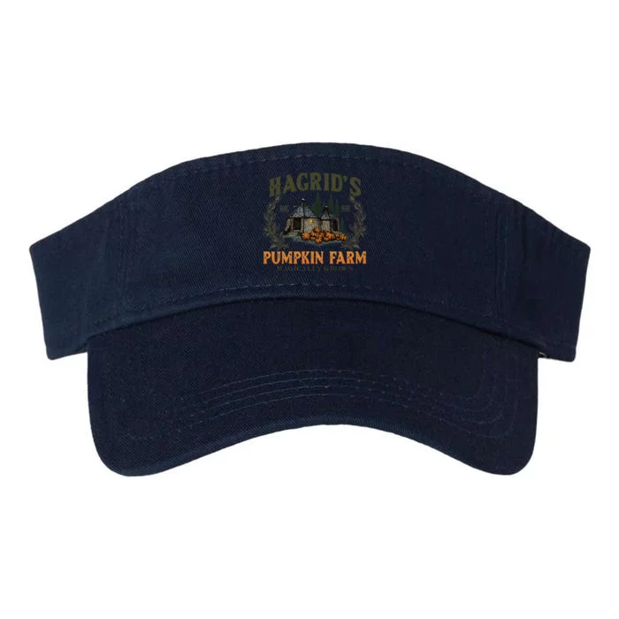 Hagrids Pumpkin Farm Magically Grown Cute Fall Gift Valucap Bio-Washed Visor