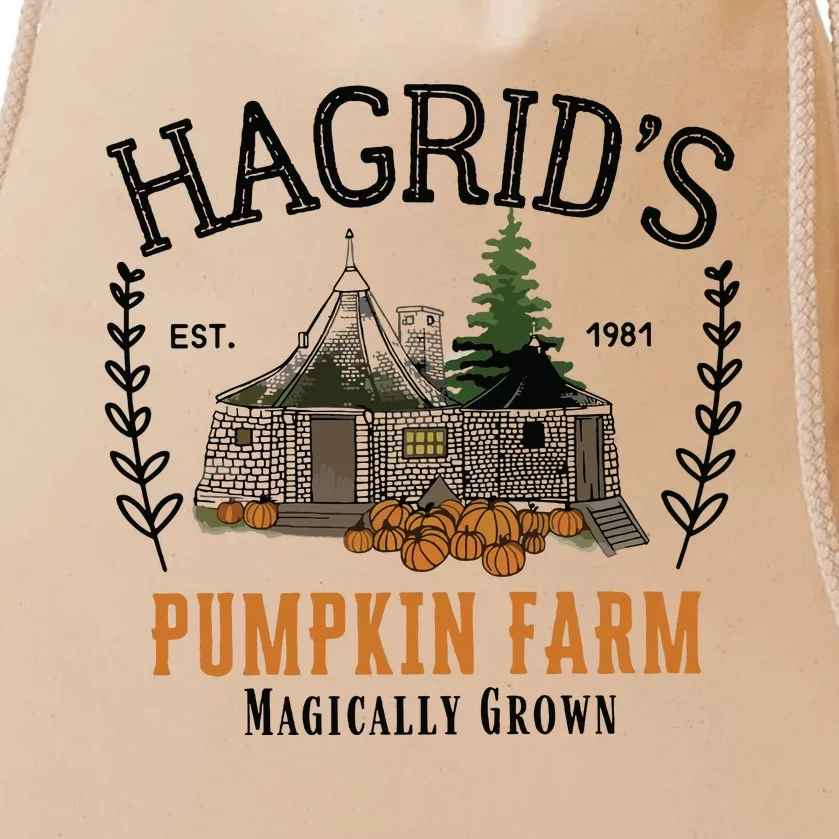 HagridS Pumpkin Farm Thanksgiving 2024 Drawstring Bag