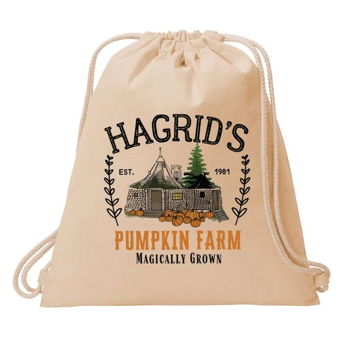 HagridS Pumpkin Farm Thanksgiving 2024 Drawstring Bag