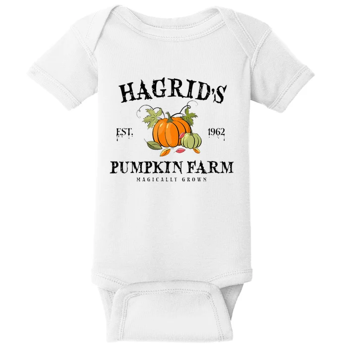 HagridS Pumpkin Farm Fall Autumn Pumpkin Garden Baby Bodysuit