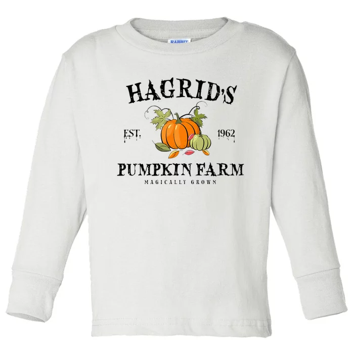 HagridS Pumpkin Farm Fall Autumn Pumpkin Garden Toddler Long Sleeve Shirt