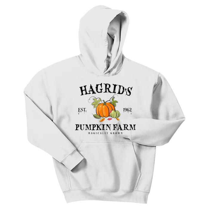 HagridS Pumpkin Farm Fall Autumn Pumpkin Garden Kids Hoodie