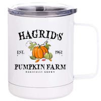 HagridS Pumpkin Farm Fall Autumn Pumpkin Garden 12 oz Stainless Steel Tumbler Cup