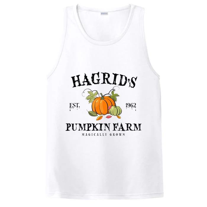 HagridS Pumpkin Farm Fall Autumn Pumpkin Garden Performance Tank