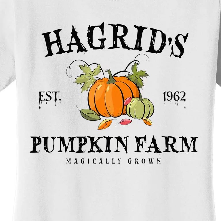 HagridS Pumpkin Farm Fall Autumn Pumpkin Garden Women's T-Shirt