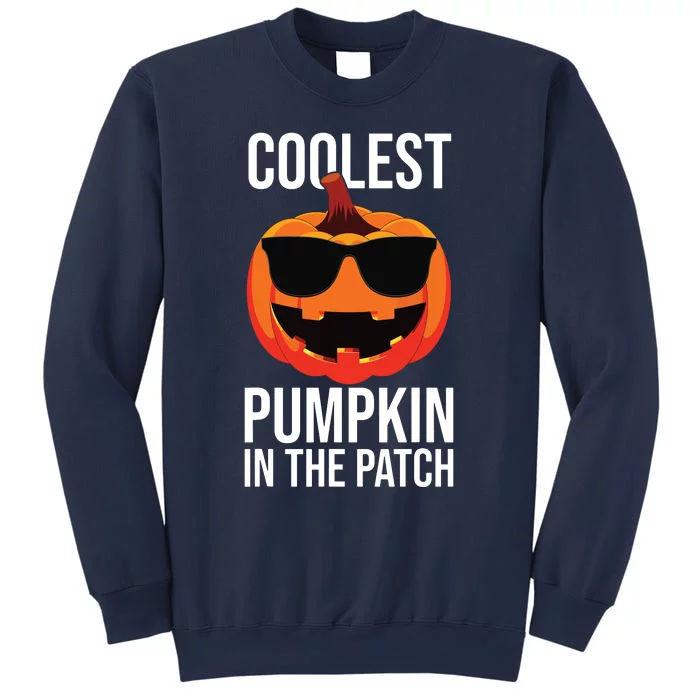 Halloween Pumpkin Face Patch Costume Fun Kids Boy Sweatshirt