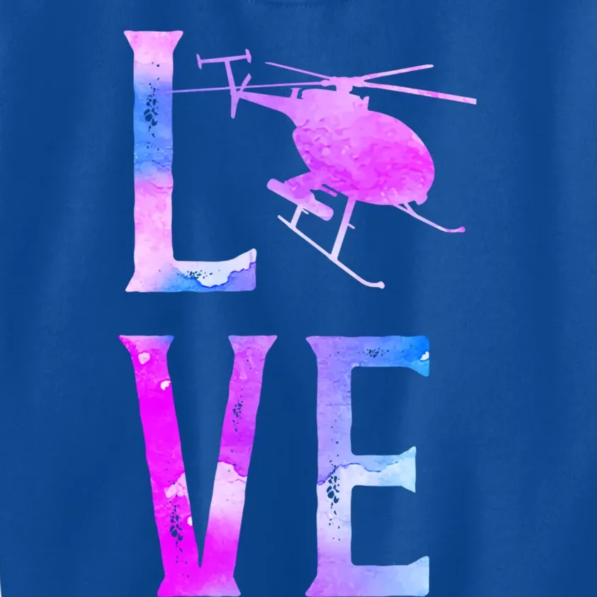 Helicopter Pilot Friend Love Great Gift Kids Sweatshirt