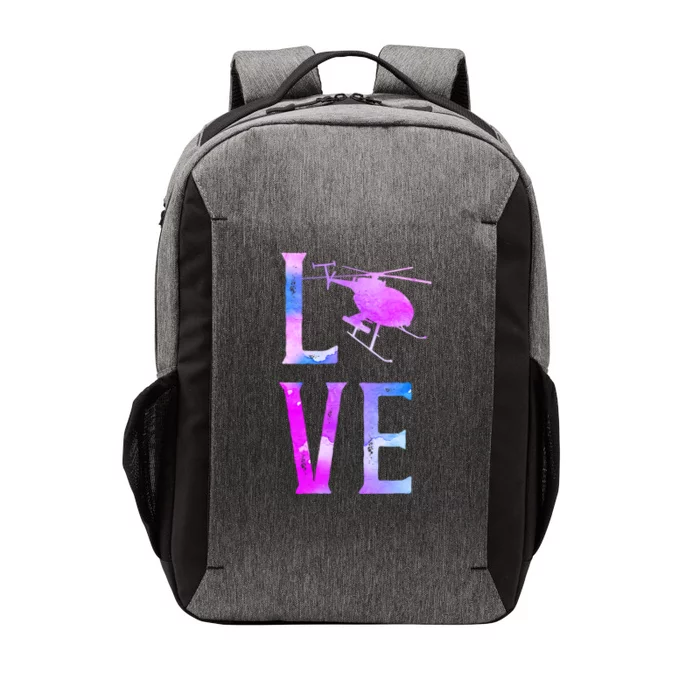 Helicopter Pilot Friend Love Great Gift Vector Backpack