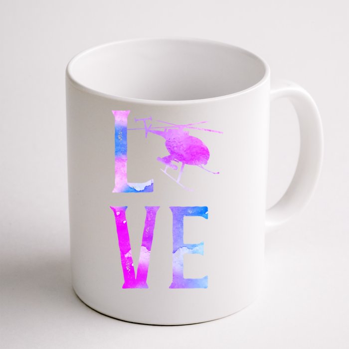 Helicopter Pilot Friend Love Great Gift Front & Back Coffee Mug