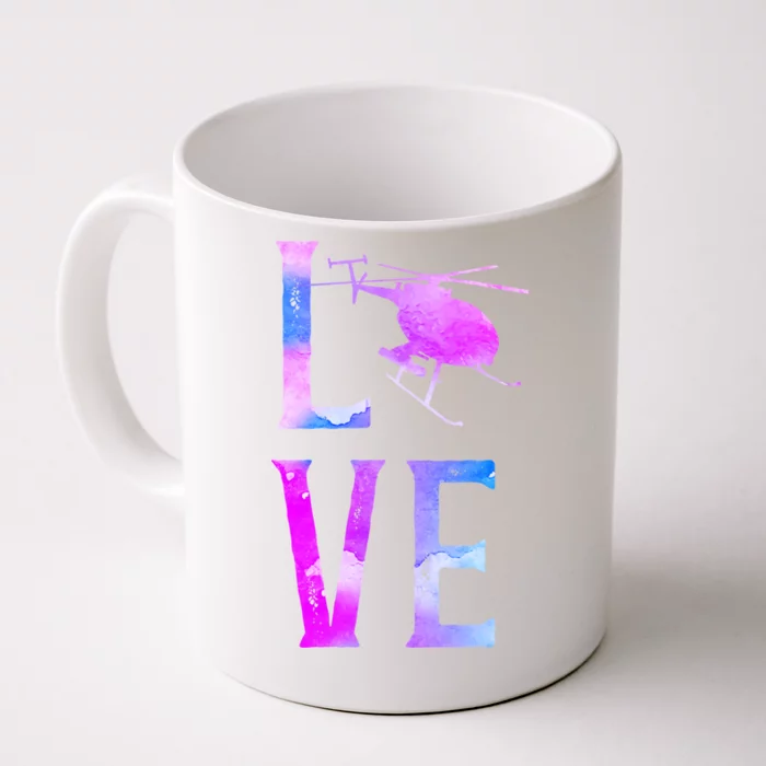 Helicopter Pilot Friend Love Great Gift Front & Back Coffee Mug