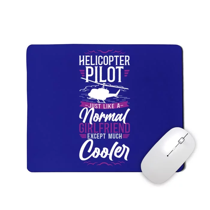 Helicopter Pilot Friend Vintage Im A Helicopter Pilots Funny Gift Mousepad