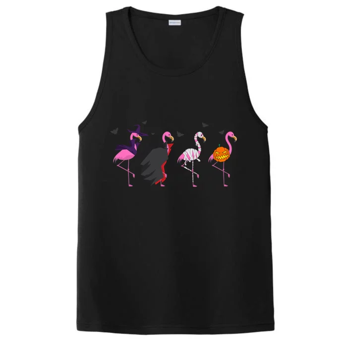 Halloween Pink Flamingo Costume Witch Vampire Mummy Jack Gift Performance Tank