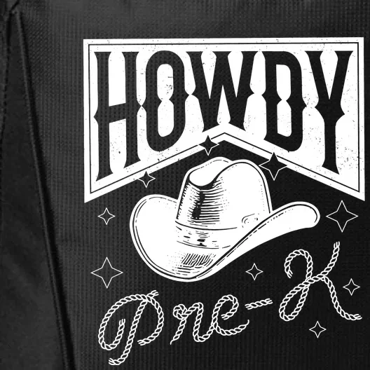 Howdy Prek For The First Day Of School City Backpack