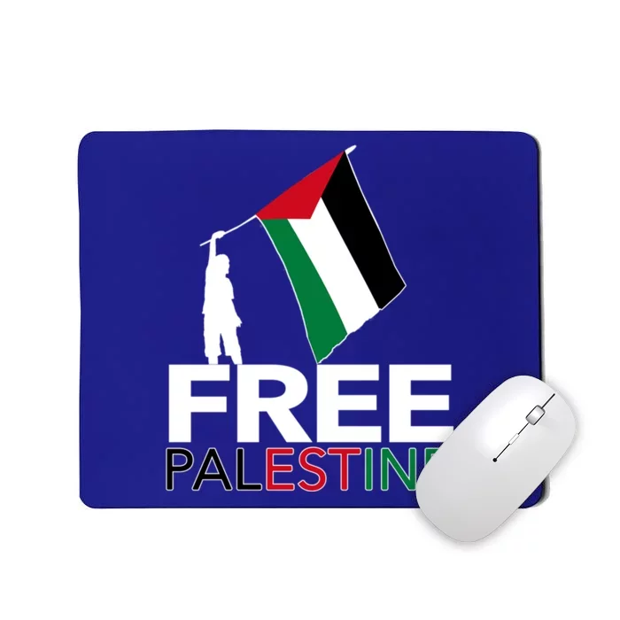 Hold Palestine Flag I Love Free Palestine Gaza Gift Mousepad