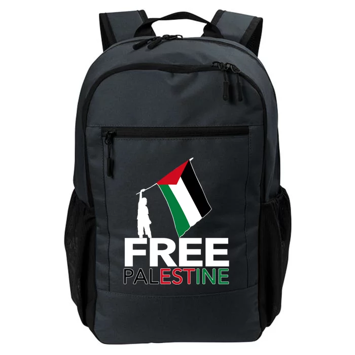 Hold Palestine Flag I Love Free Palestine Gaza Gift Daily Commute Backpack