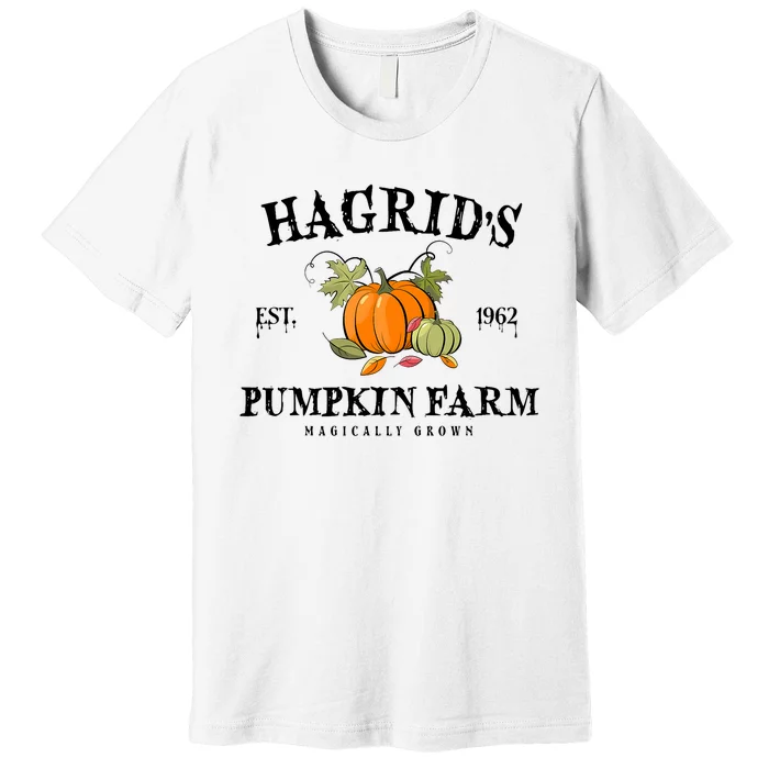 HagridS Pumpkin Farm Fall Autumn Pumpkin Garden Premium T-Shirt