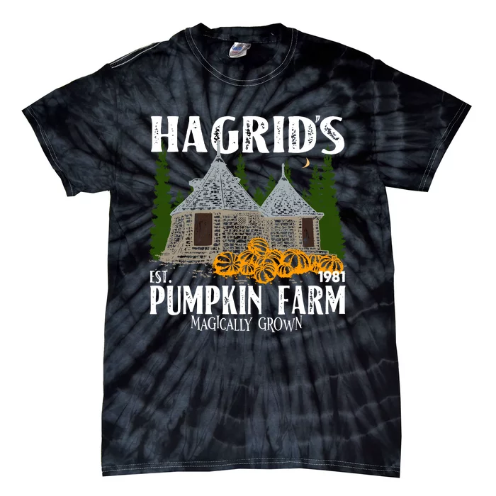 Hagrids Pumpkin Farm Magically Grown Hagrids Pumpkin Farm Thanksgiving Tie-Dye T-Shirt