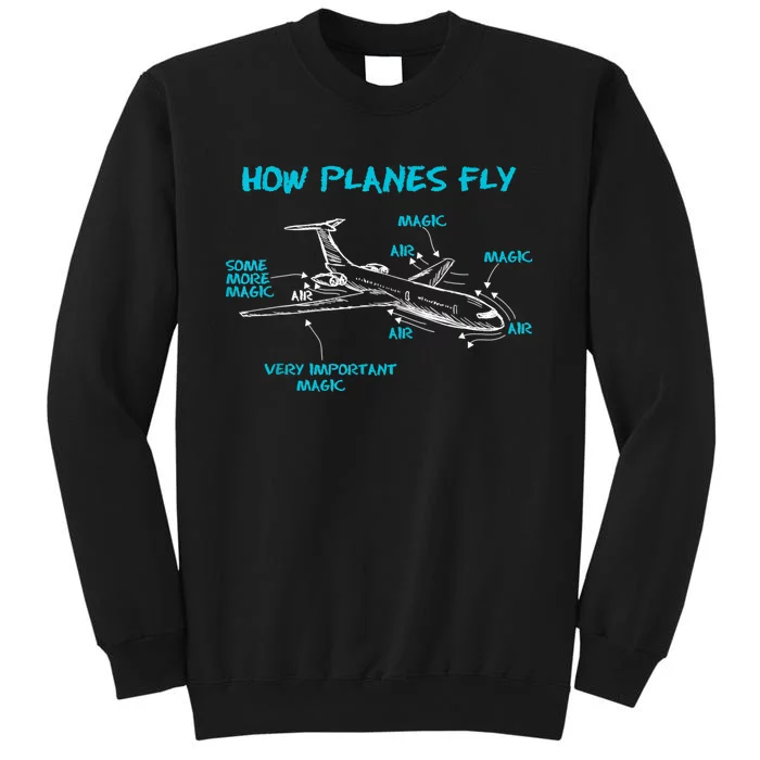 How Planes Fly Funny Aerospace Engineer Engineering Sweatshirt