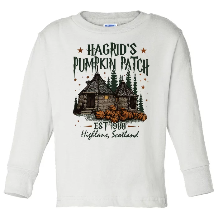 HagridS Pumpkin Farm Toddler Long Sleeve Shirt