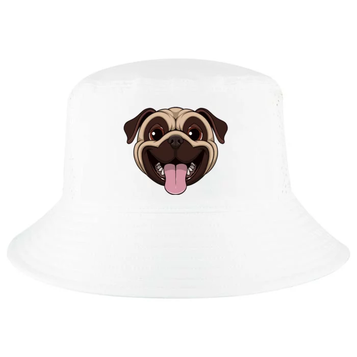 Happy Pug Funny Tongue Cool Comfort Performance Bucket Hat