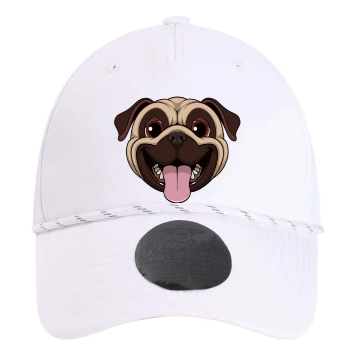 Happy Pug Funny Tongue Performance The Dyno Cap