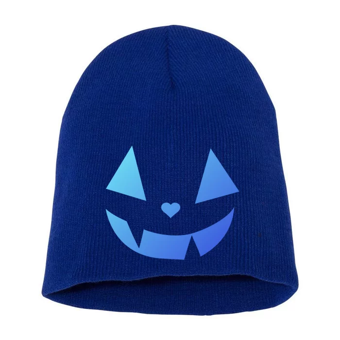 Halloween Pumpkin Face Gift Short Acrylic Beanie