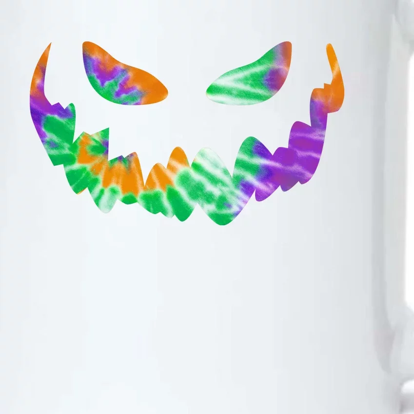 Halloween Pumpkin Green Orange Purple Tie Dye Face Black Color Changing Mug