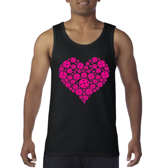 Heart Pickleball Game Marker Players Pickleball Tank Top