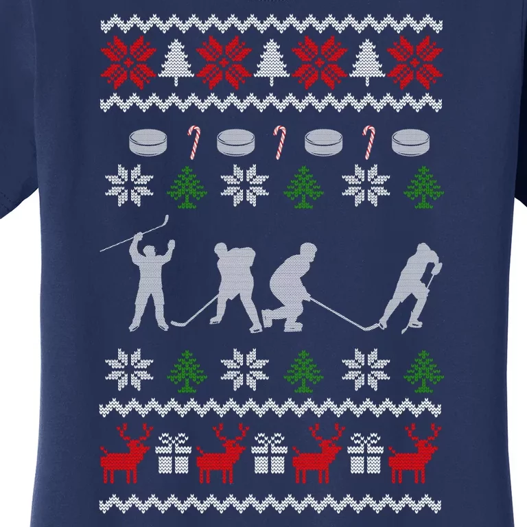 Hockey Player Gift For Christmas Women's T-Shirt