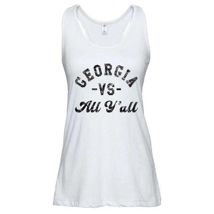 Home Pride Georgia Vs All Yall Ladies Essential Flowy Tank