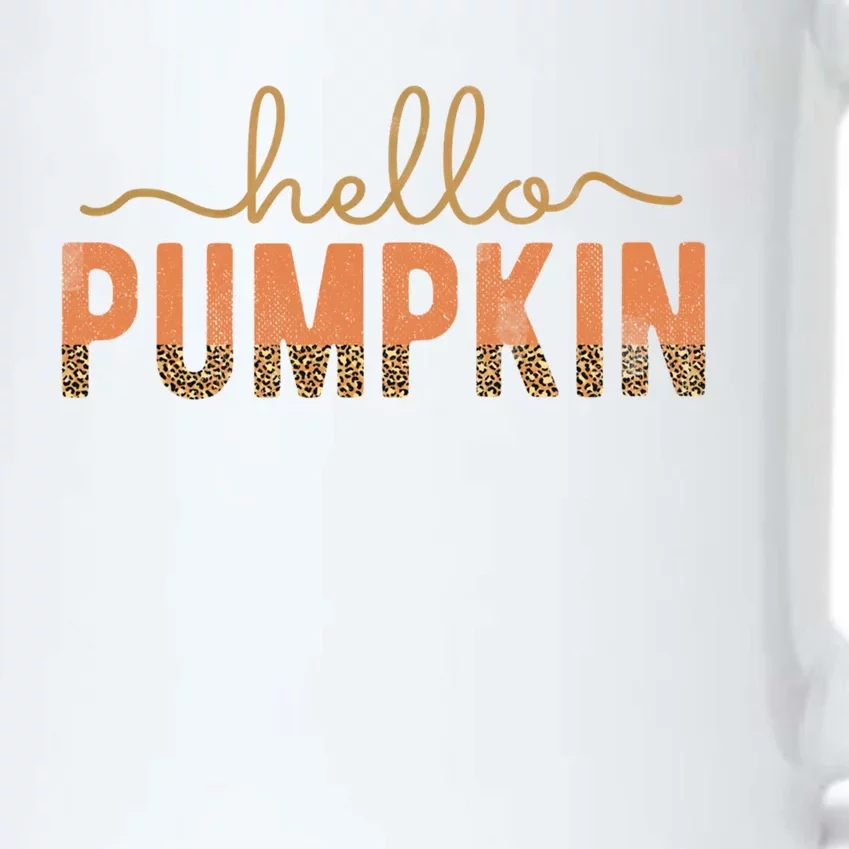 Hello Pumpkin Gift Black Color Changing Mug