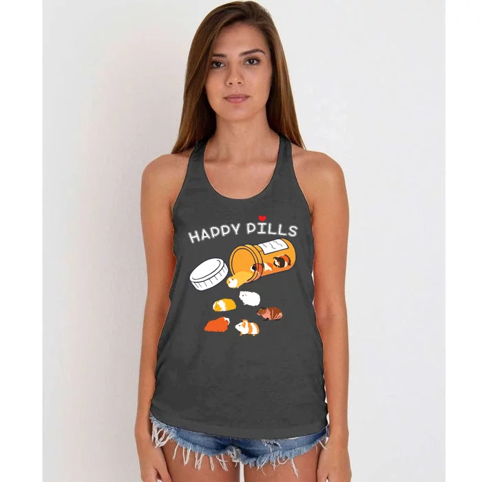 Happy Pill Guinea Pig Women's Knotted Racerback Tank