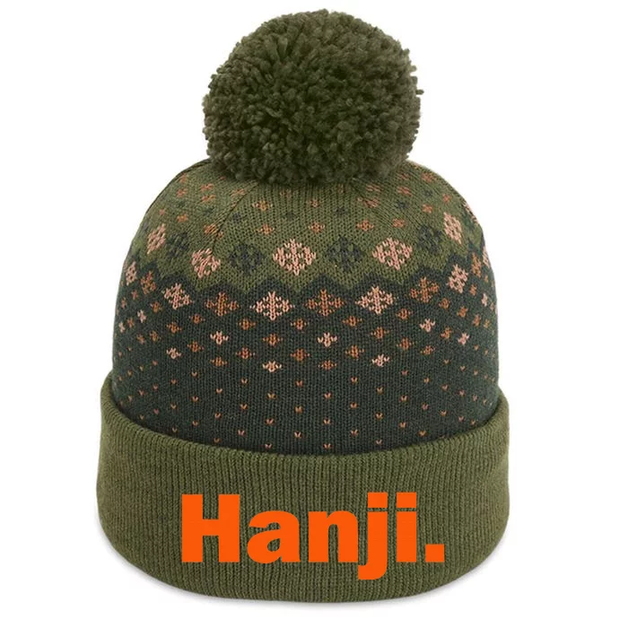 Hanji Punjabi The Baniff Cuffed Pom Beanie