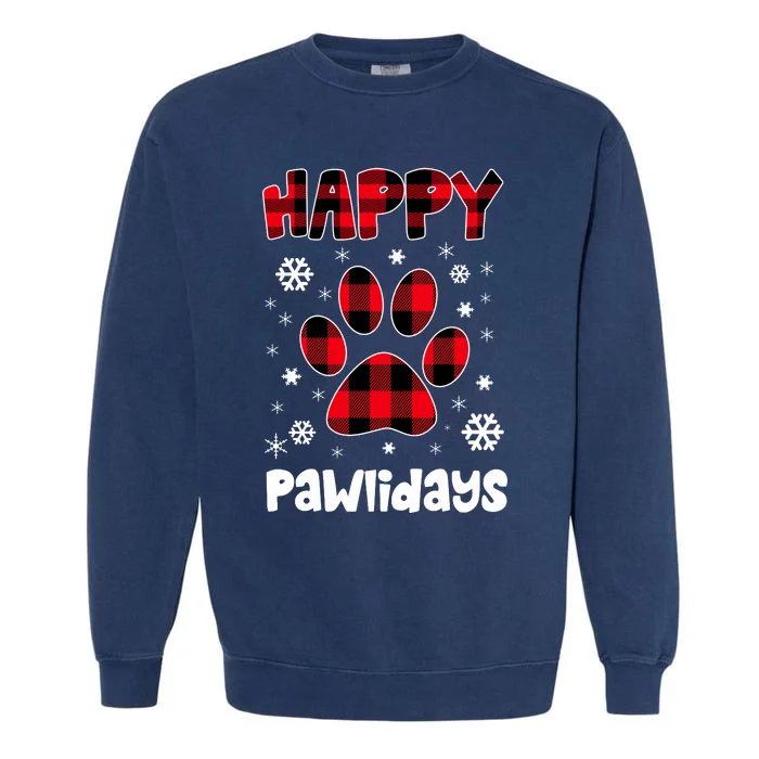 Happy Pawlidays Garment-Dyed Sweatshirt