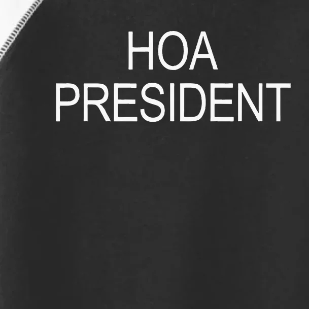 Hoa President Toddler Fine Jersey T-Shirt