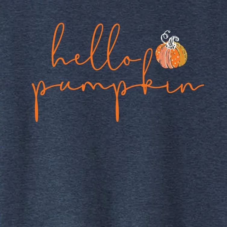 Hello Pumpkin Women's Crop Top Tee