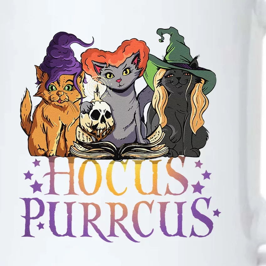 Hocus Purrcus Halloween Witch Cats Funny Parody Black Color Changing Mug