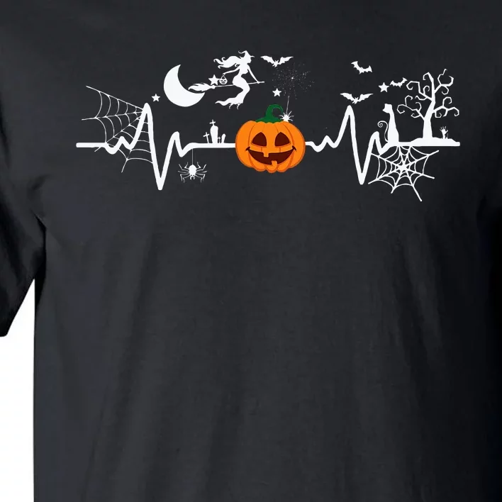 Halloween Pumpkin Heartbeat Tall T-Shirt